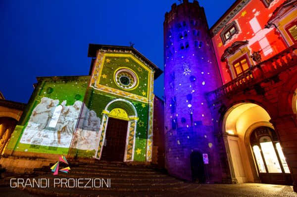 Illuminazione e Mapping Piazza della Repubblica Orvieto