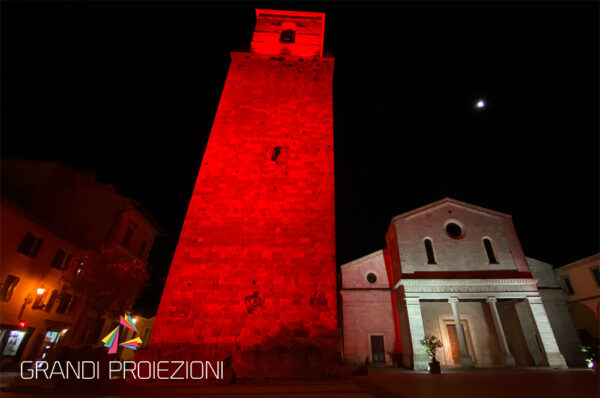 Illuminazione Architetturale Torre Chiusi Chianciano Terme