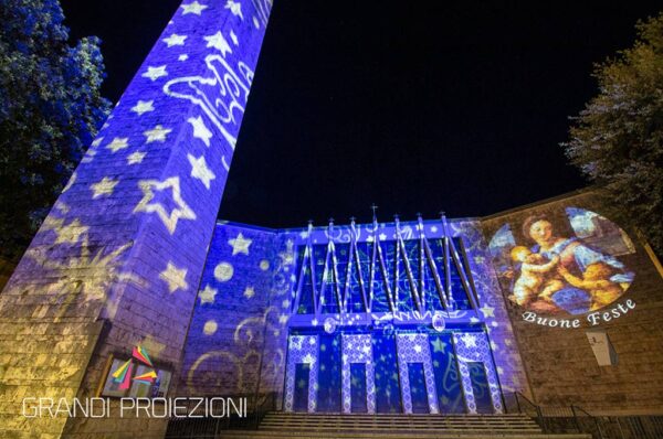 Proiezione Natalizia Montecatini-Terme