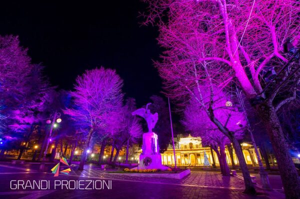 Illuminazione Foresta Incantata l'Aquila